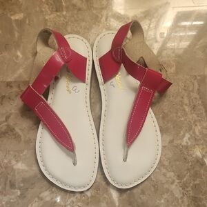 Salt Water Pink Sandals Girls Size or Women Size 5